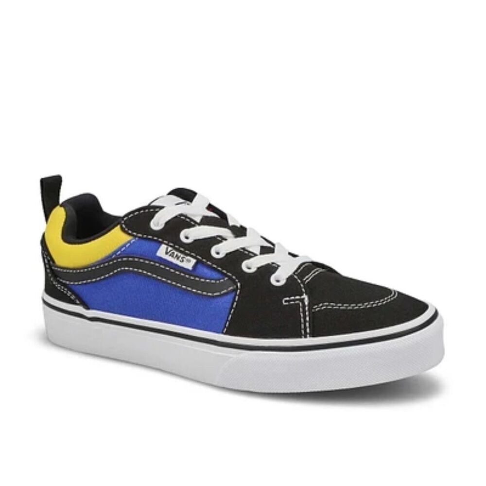 Vans Youth Multicolor Filmore Rally‎ Block Lace Up Sneaker Shoes Size 5